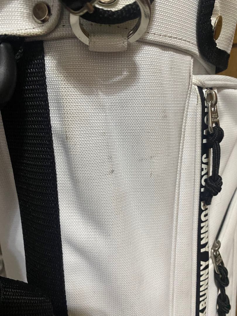 JACK BUNNY キャディバッグ ホワイト・ブラック