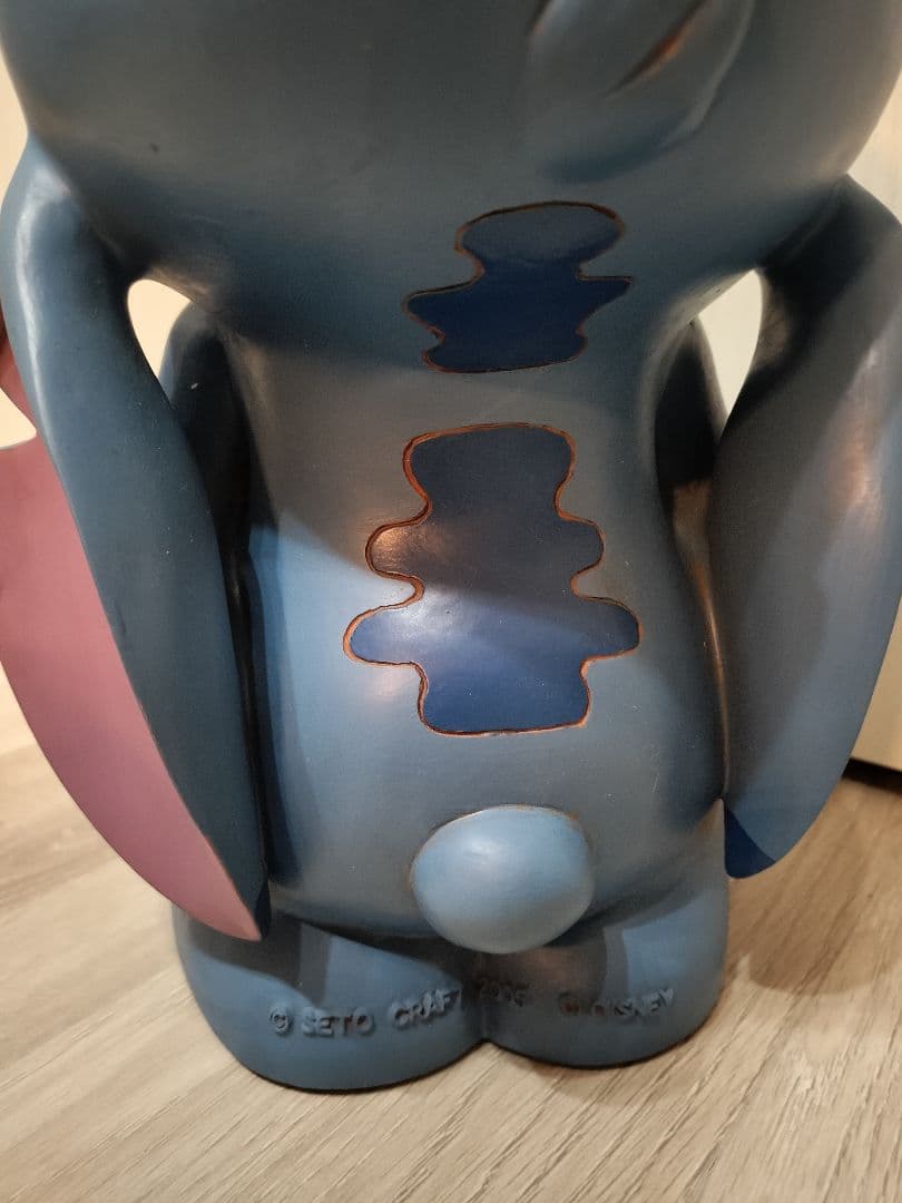 スティッチ 傘立て　置物　フィギュア 陶器　　Stitch