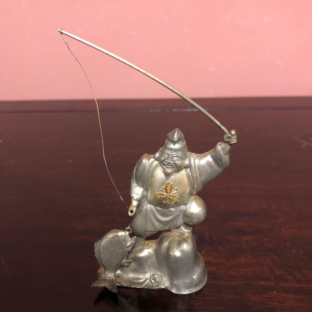 出来の良い純銀の恵比寿像