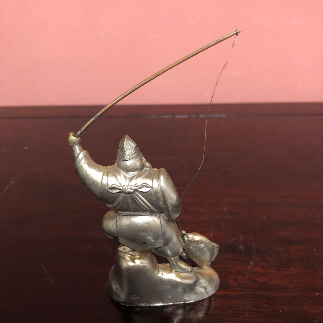 出来の良い純銀の恵比寿像