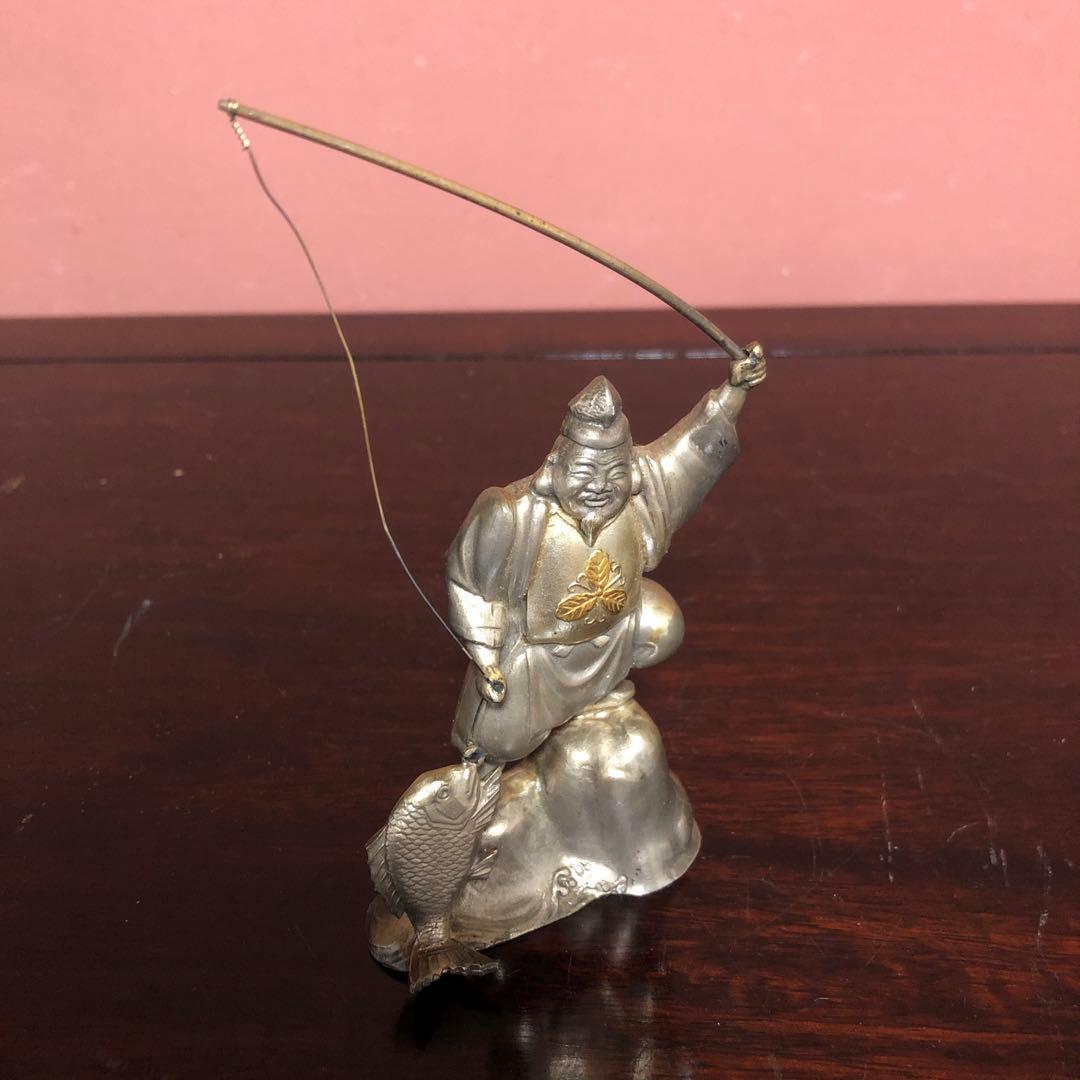 出来の良い純銀の恵比寿像