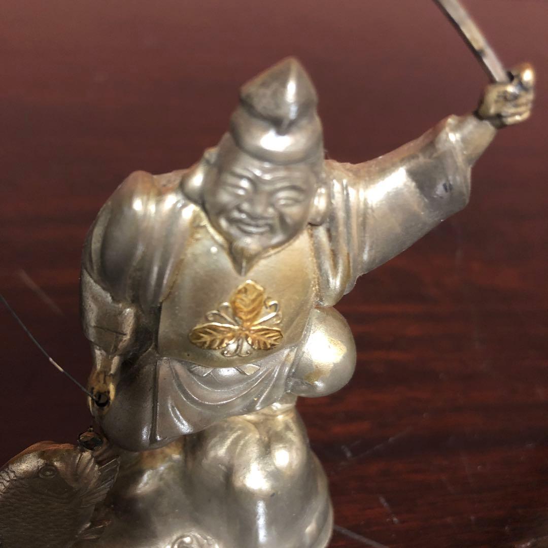 出来の良い純銀の恵比寿像