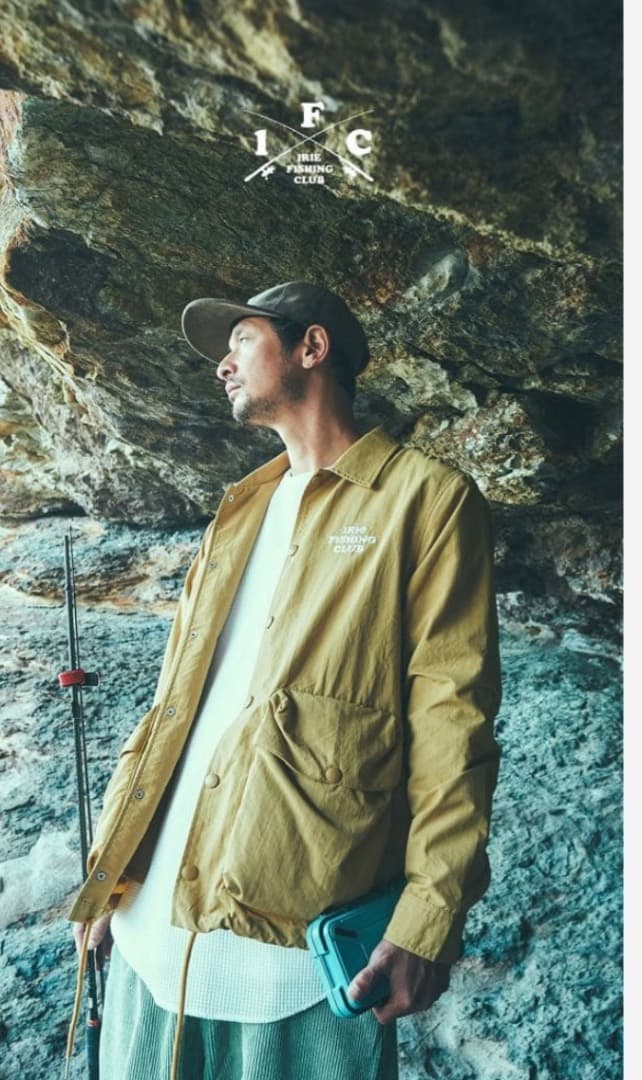 新品　Irie Fishing Club フィッシング　ジャケット ベージュ