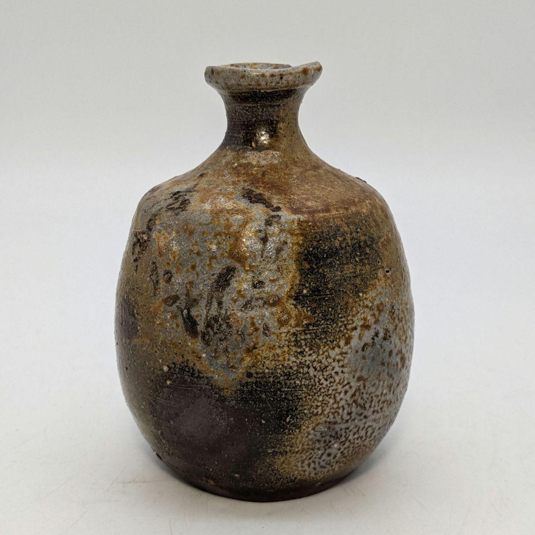 岡山県重要無形文化財 松井與之 備前焼 徳利 合箱 とっくり 酒器 食器 工芸品