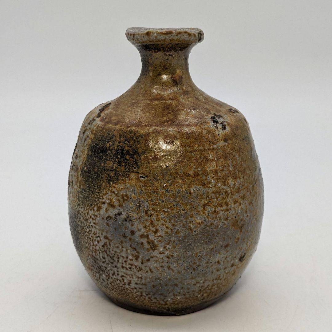 岡山県重要無形文化財 松井與之 備前焼 徳利 合箱 とっくり 酒器 食器 工芸品