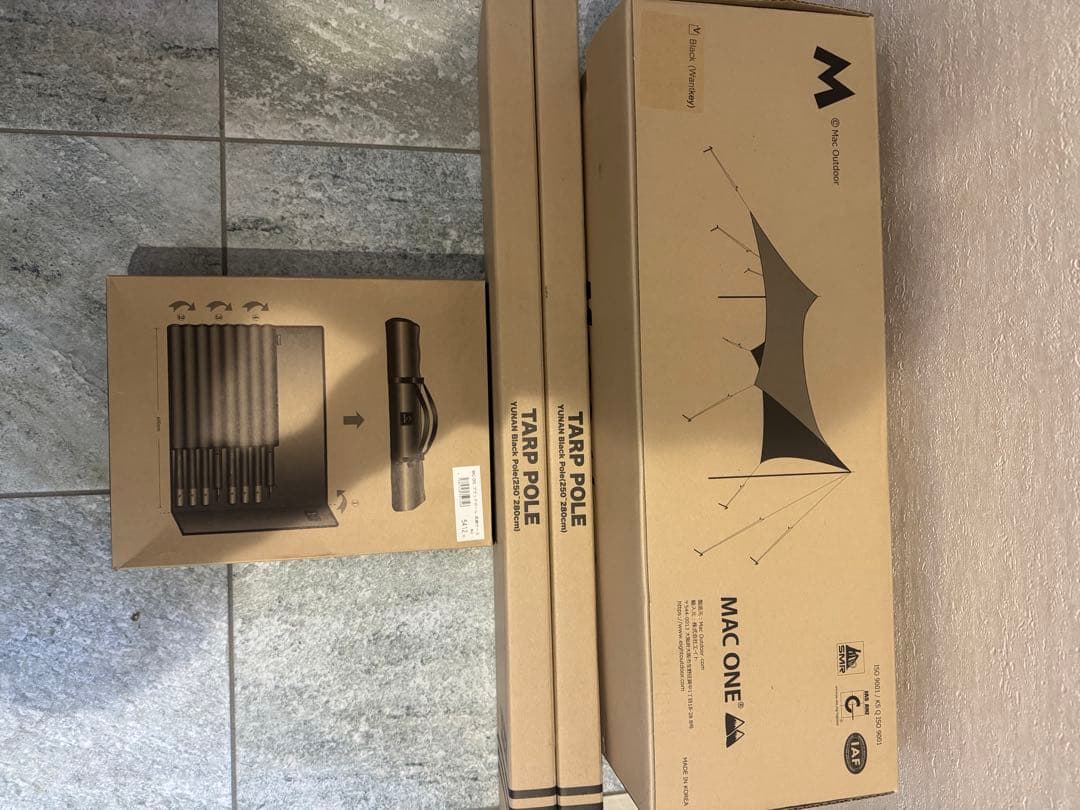 WANTKEY CAMP × MAC ONE タープセット