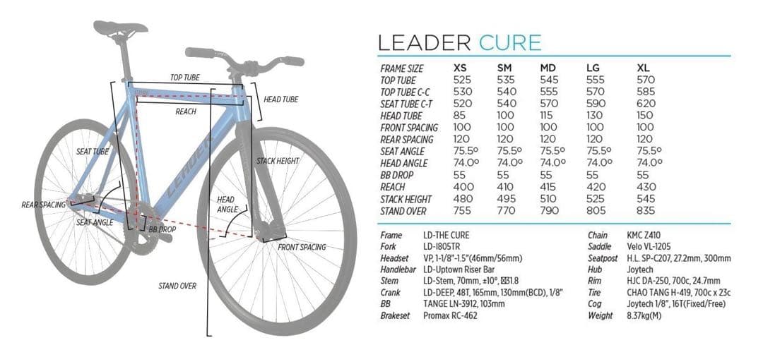 【しょやん様】LEADER BIKES ピストバイク721、700-23C
