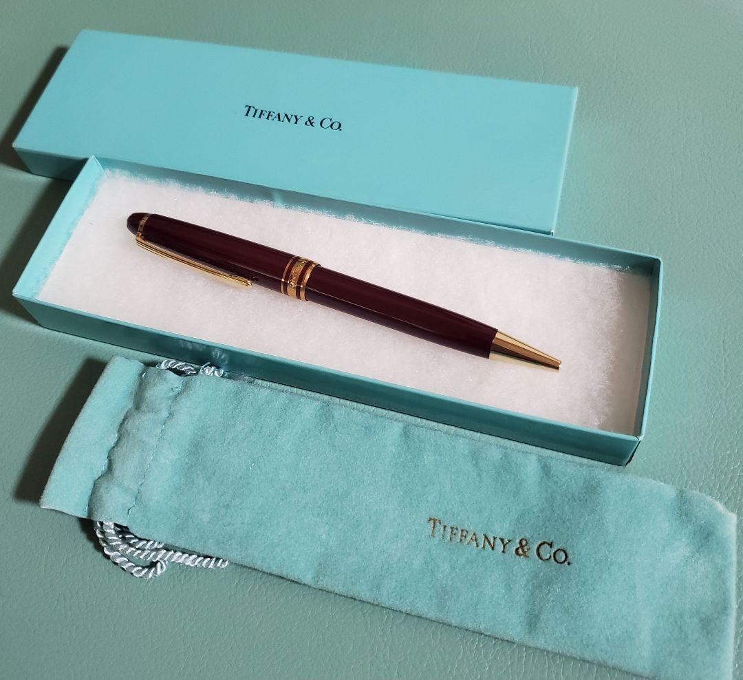 モンブラン　ティファニー　コラボ　マイスターシュテュック　ボールペン　ボルドー