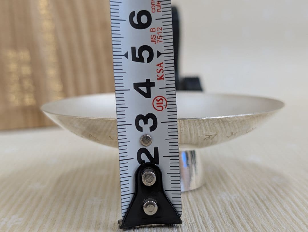 銀杯 純銀 65.6g 国務大臣防衛庁長官 永年勤続者表彰記念 木箱付き