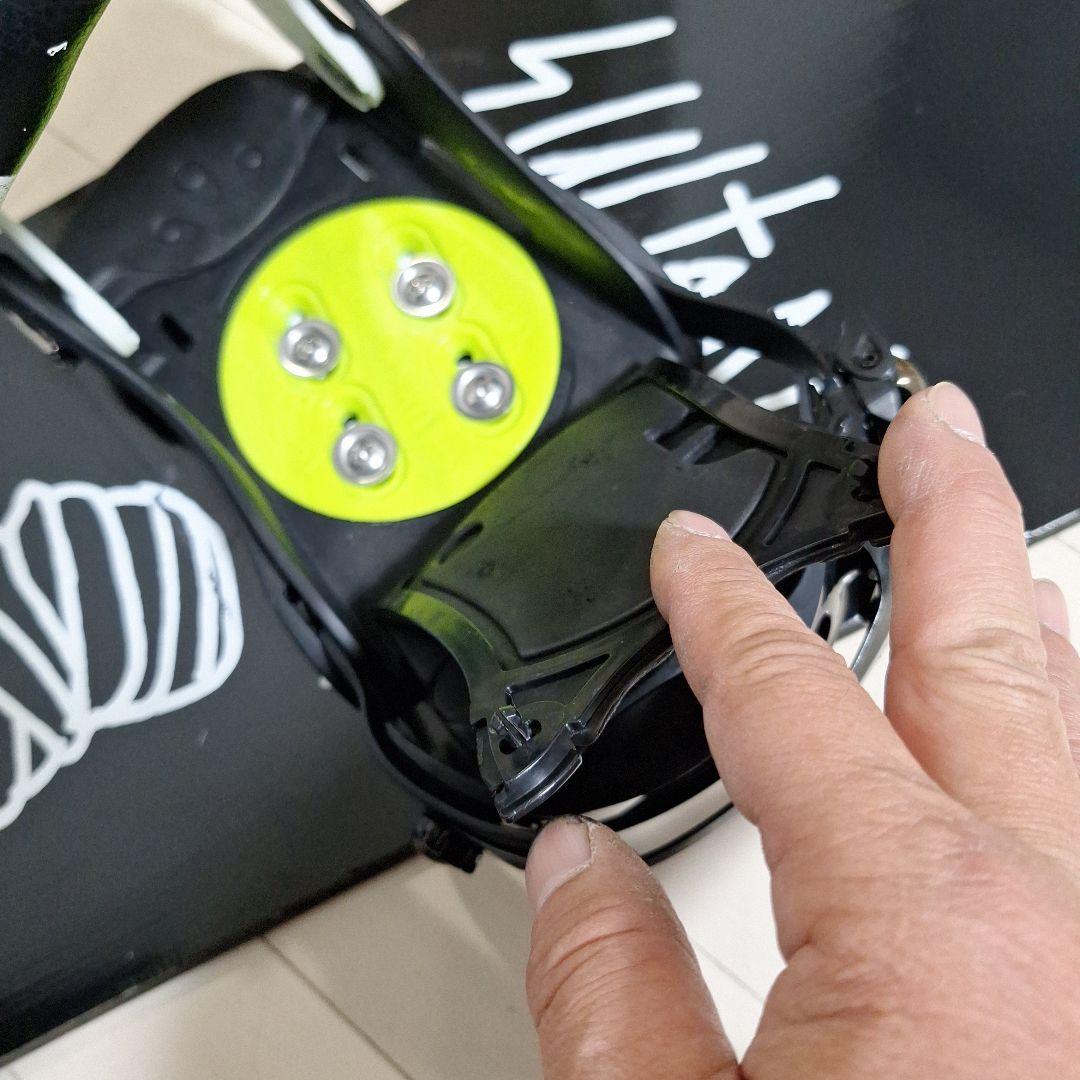 スノーボードセット　バタレオンデザスター１５１cm　フラックスDSビンディング