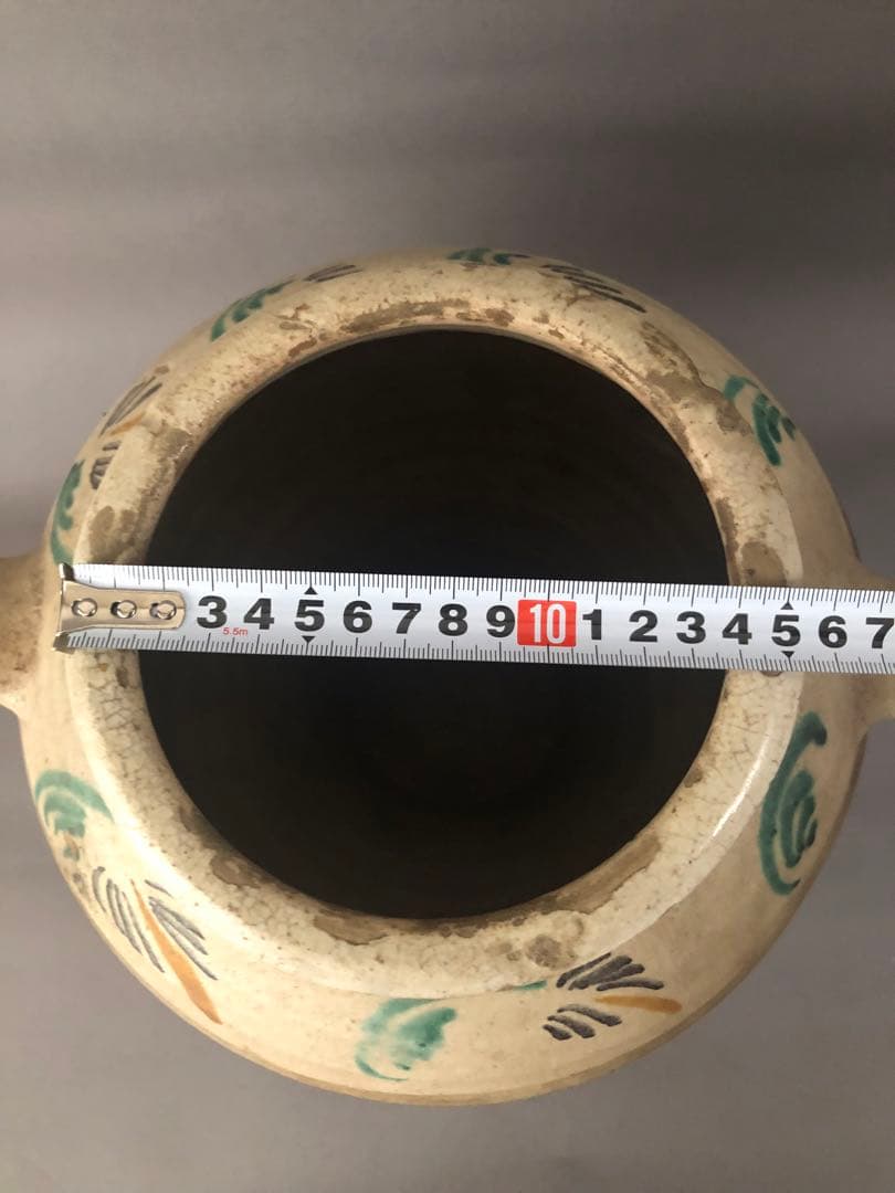 スペイン骨董　両耳壺　花瓶　アンティーク