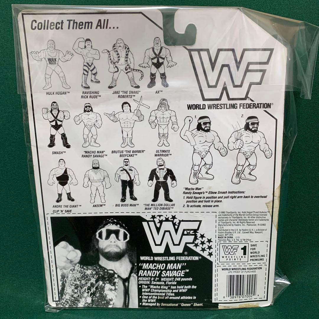 希少 WWF ハズブロ フィギュア プロレス マッチョマン・ランディ・サベージ