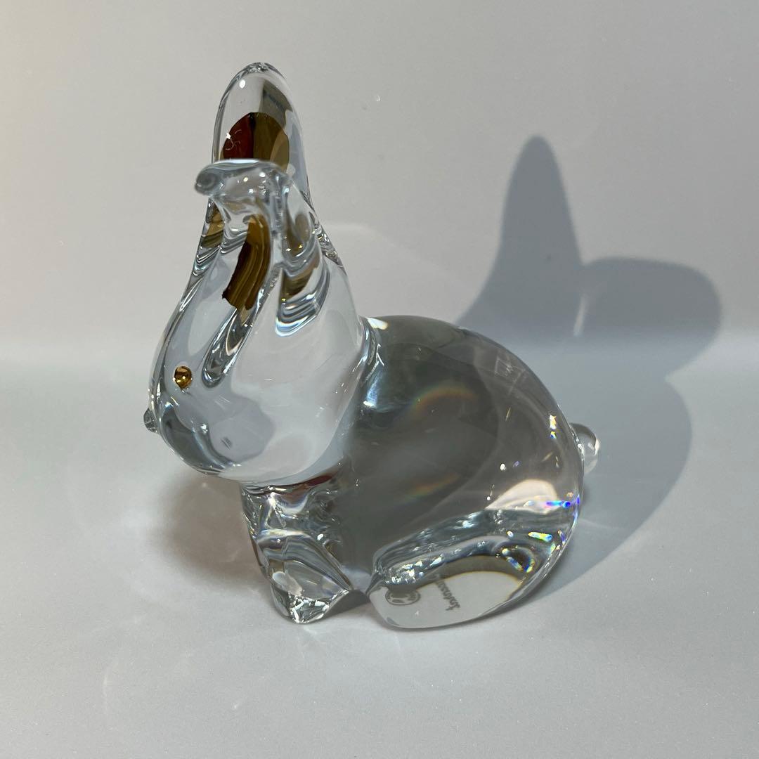 【美品Baccarat】クリスタルラヴィット：ウサギ(ギフトボックス付き)