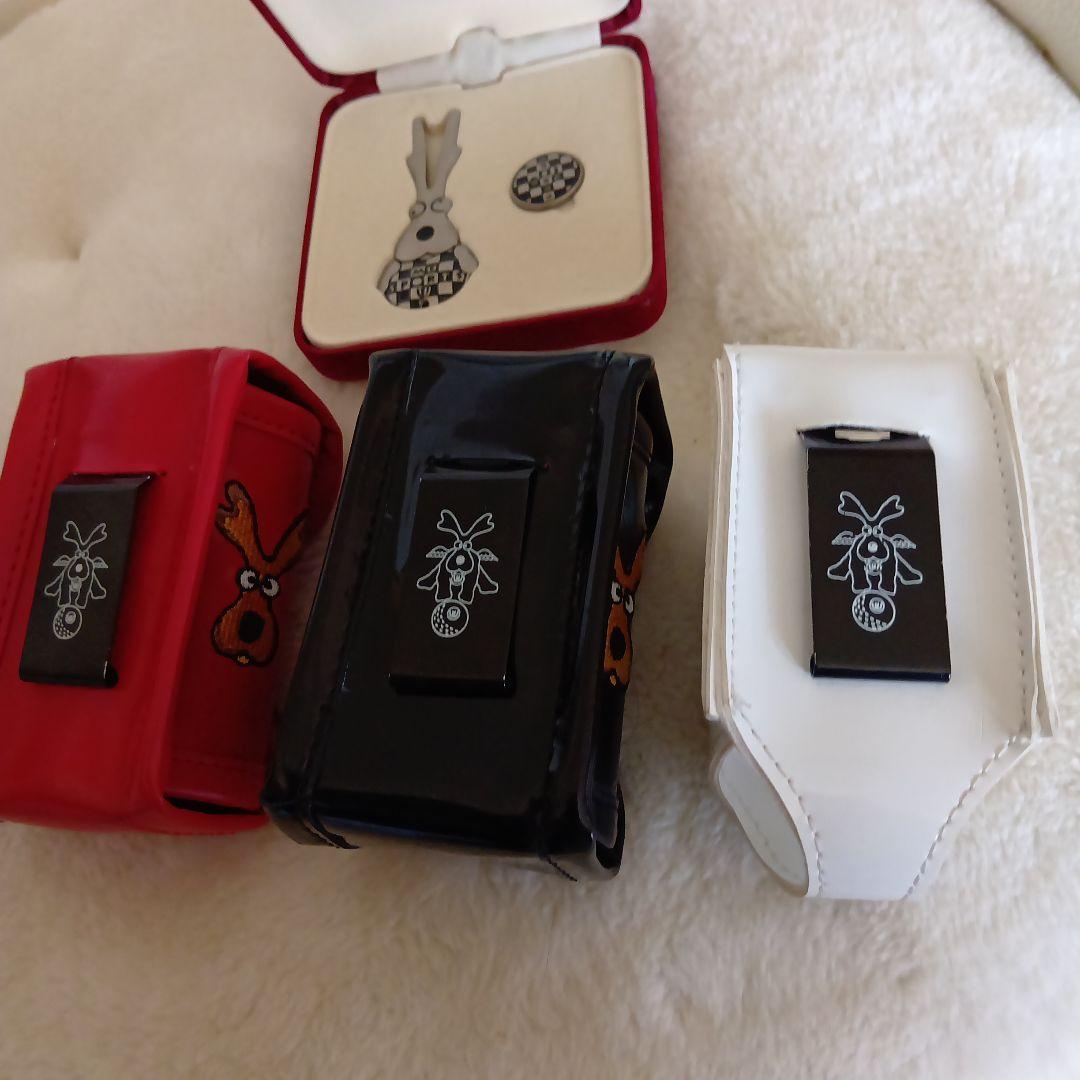 musports エナメル ゴルフボール入れ ケース　ゴルフマーカー　フォーク