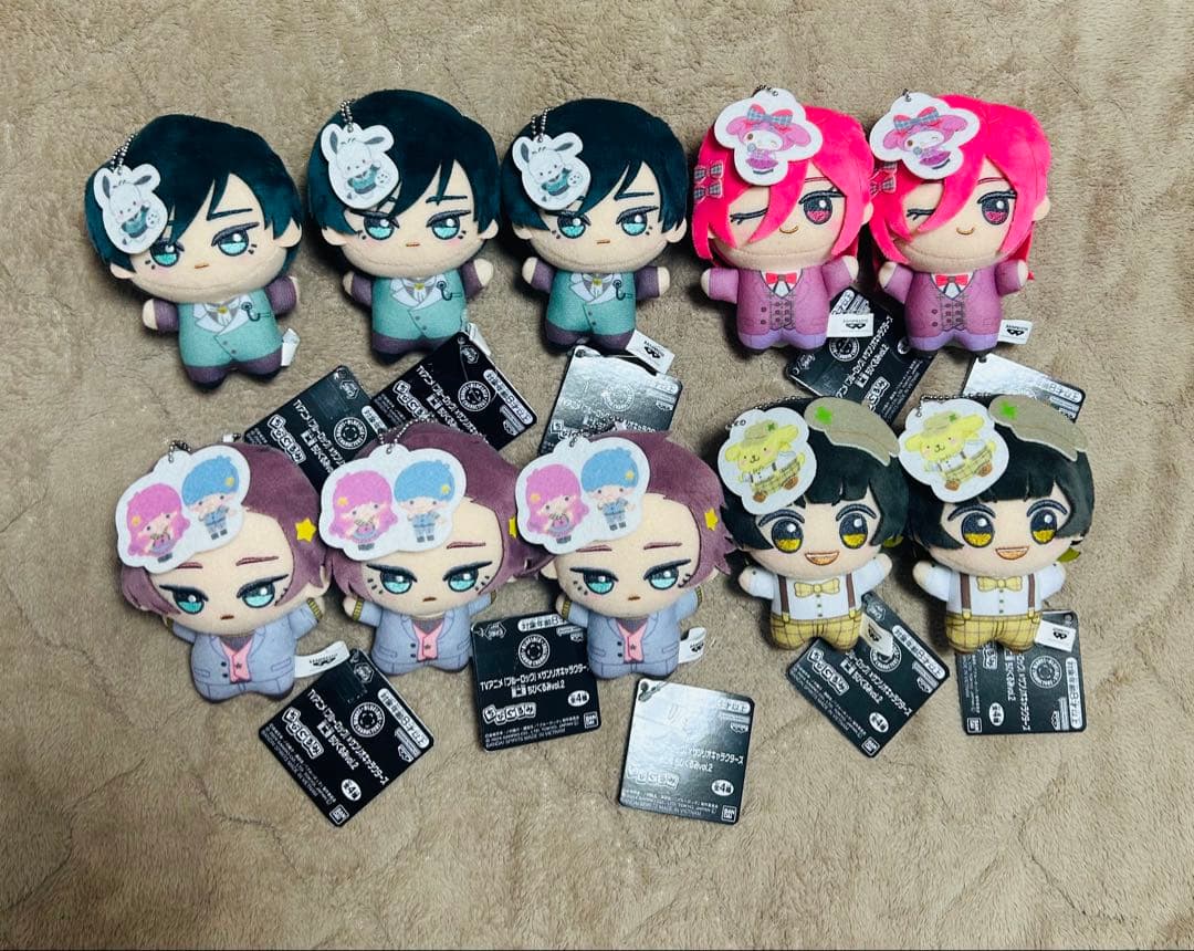 【即日発送】ブルーロック ちびぐるみ サンリオ 糸師凛 千切豹馬 糸師冴 蜂楽廻