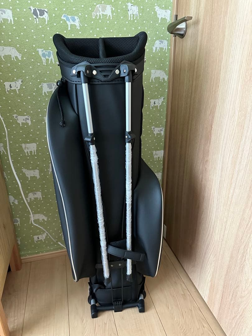 新品　MAJESTY ブラック スタンドキャディバッグ