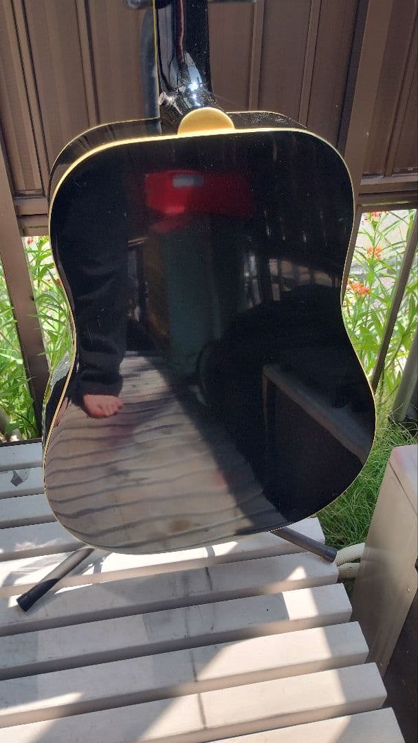 美品 Epiphone DR-100 BK ハミングバード W.P.U付エレアコ