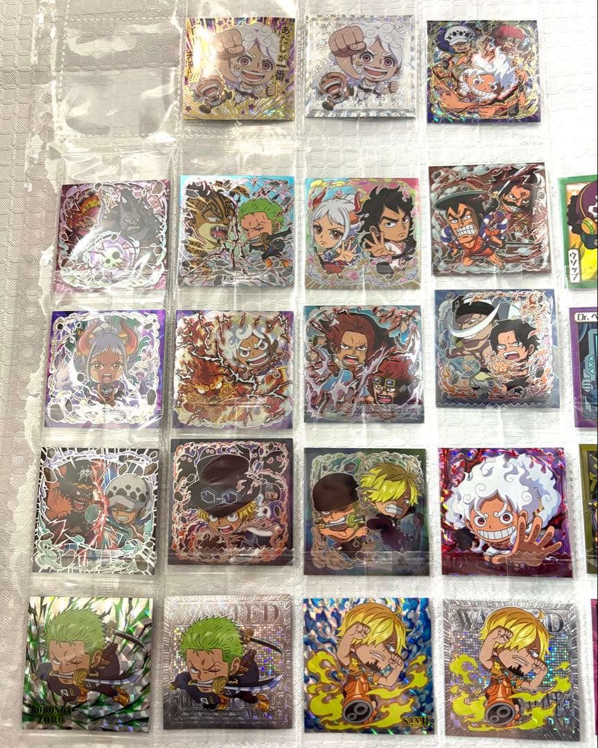 ワンピース大海賊シールウエハース13 パラレル シークレット含む全35種コンプ①