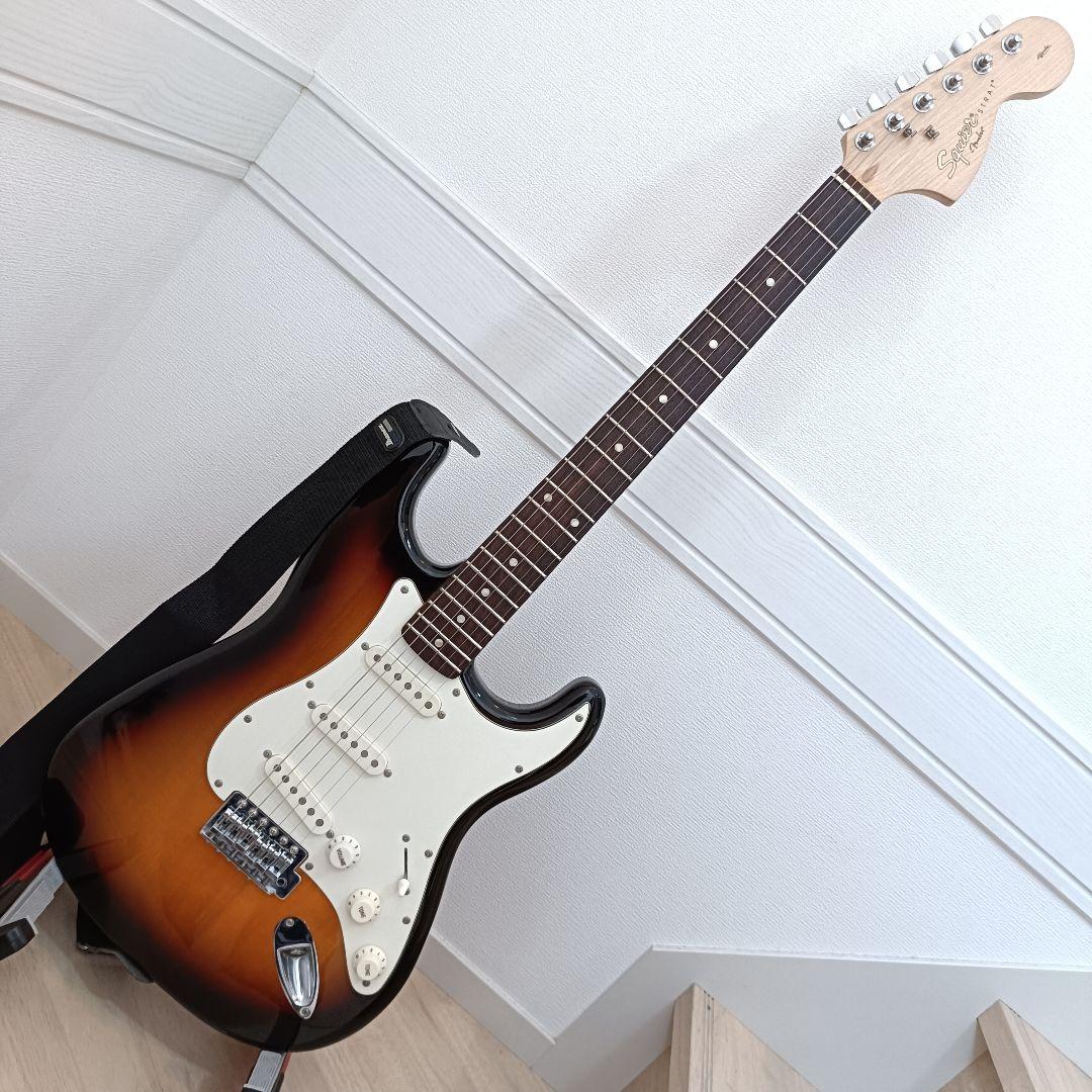 メンテ済｜Squier ストラトキャスター エレキギター サンバースト