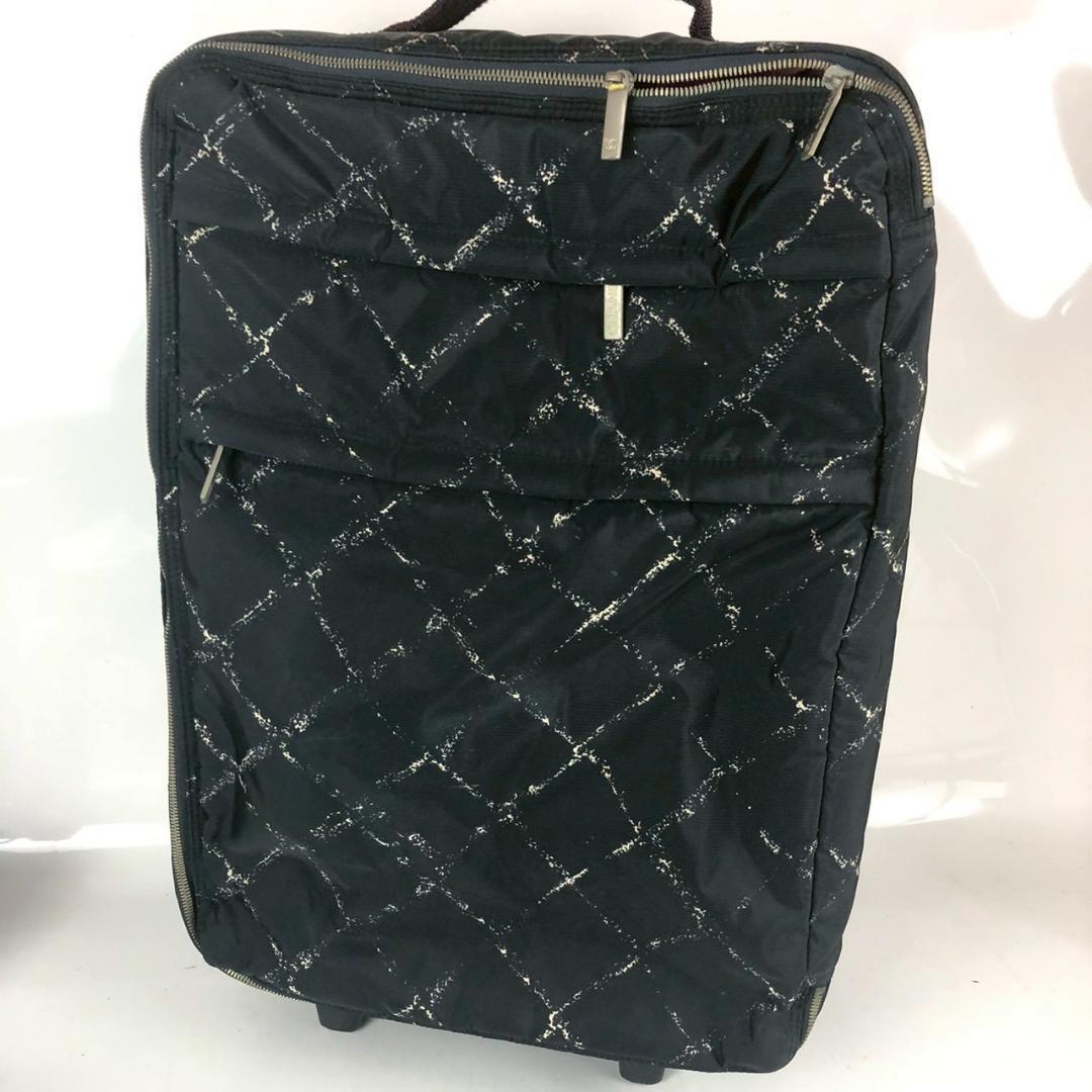 CHANEL シャネル トラベルライン キャリーケース キルティング ブラック
