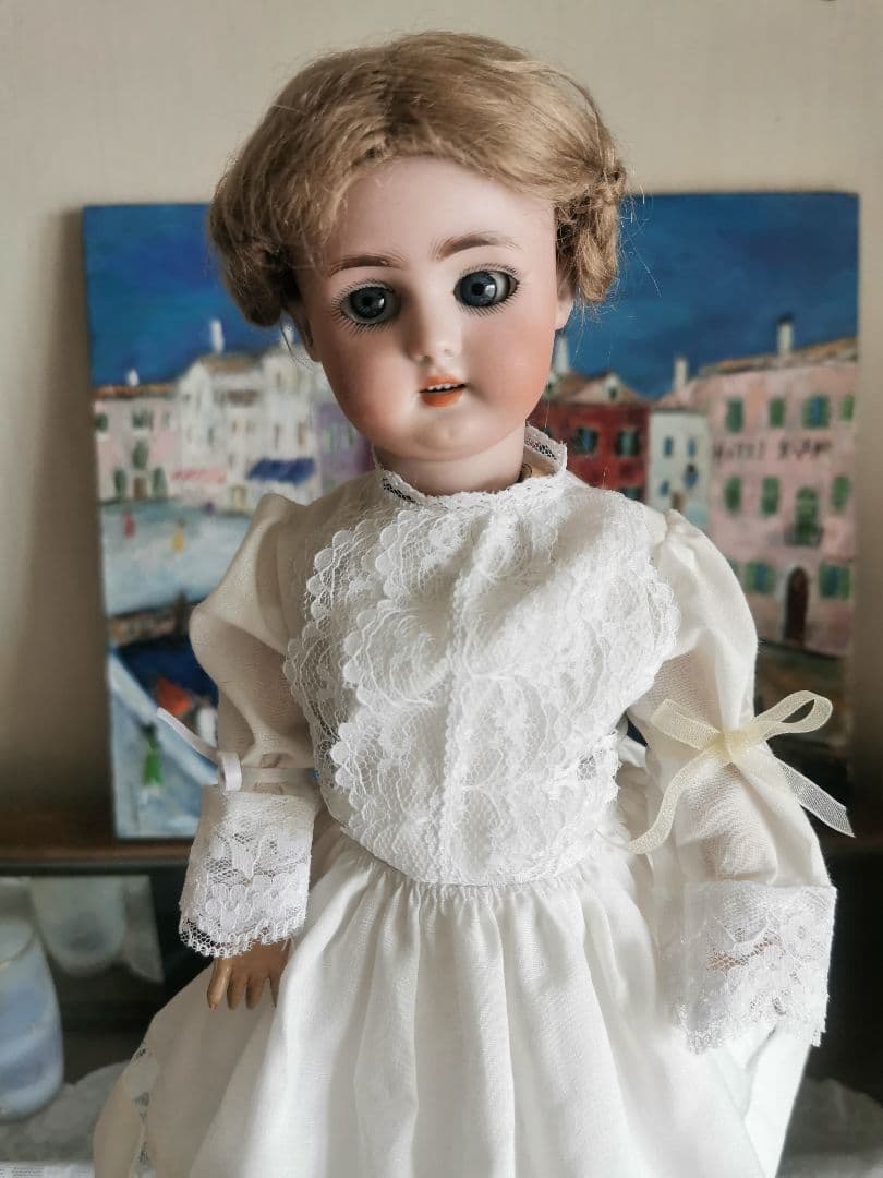 アンティークビスクドール シモン＆ハルビック 動く12関節 編込髪美しい人形