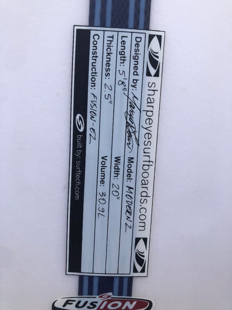 湘南手渡し限定　シャープアイ　サーフボードModern2.5