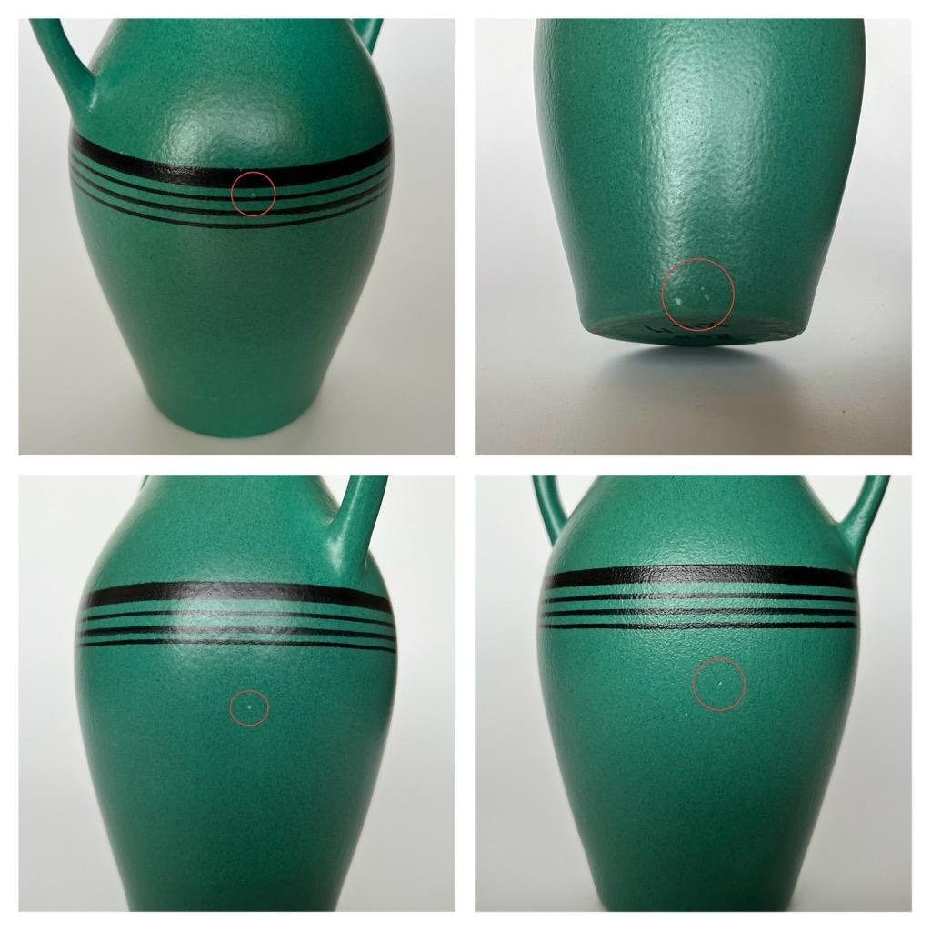 フラワーベース　アールデコ　オランダ陶器　花瓶　ゴーダ　アールヌーボー