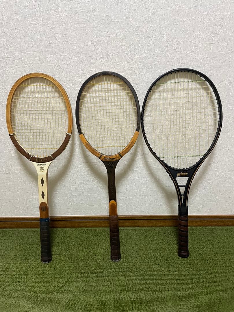 ウィルソン　ヴィンテージ　テニスラケット　3本