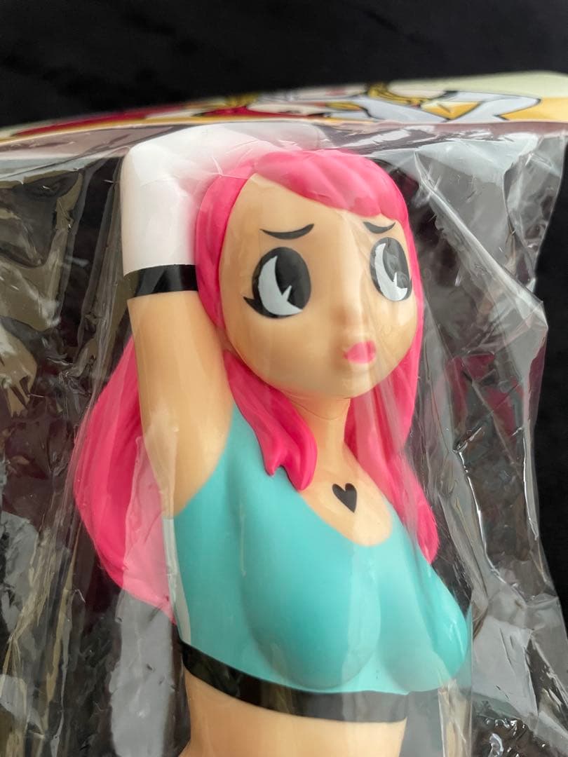 ステッカー付 KENTOO Racing Girls ソフビ フィギュア