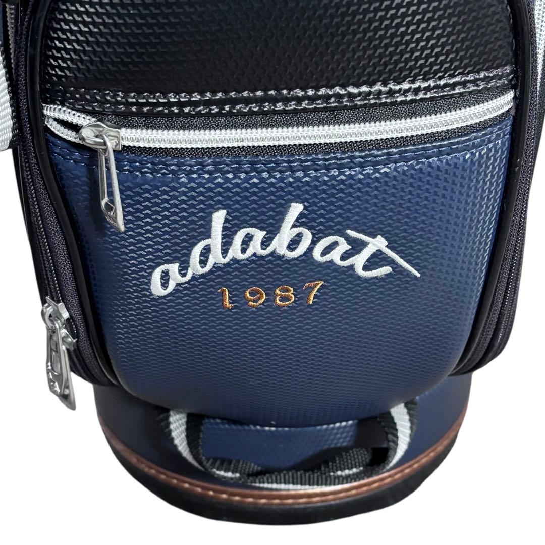 アダバット adabat キャディバッグ 高級感 エンブレム 9.5型