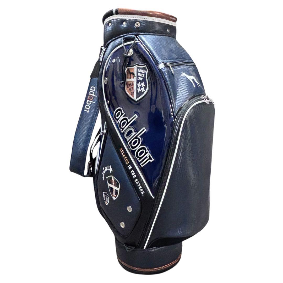 アダバット adabat キャディバッグ 高級感 エンブレム 9.5型