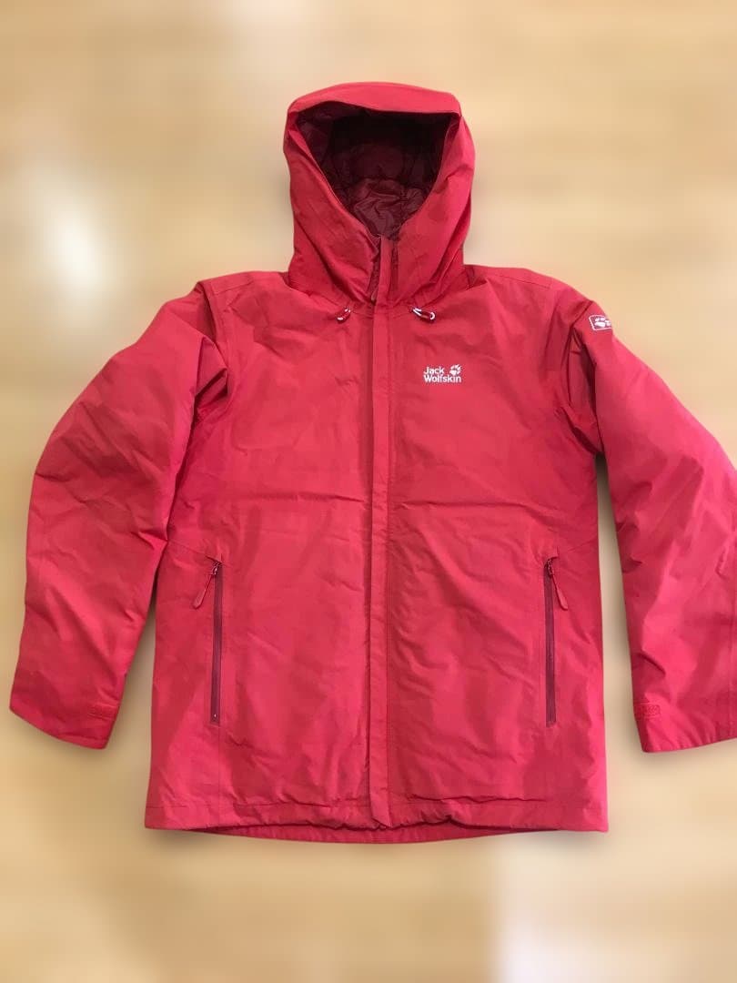 ジャックウルフスキン＆ハンソン　中綿入りスキーウエア上下セット　Mサイズ