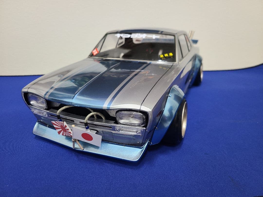 ラジコンボディ　ABCホビー　ハコスカ角目　　バリバリカスタム