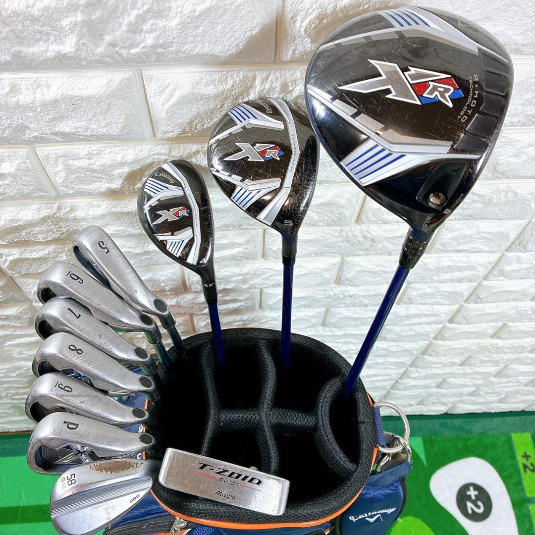 Callaway XRメンズ ゴルフクラブセット 11本 キャディバッグ付