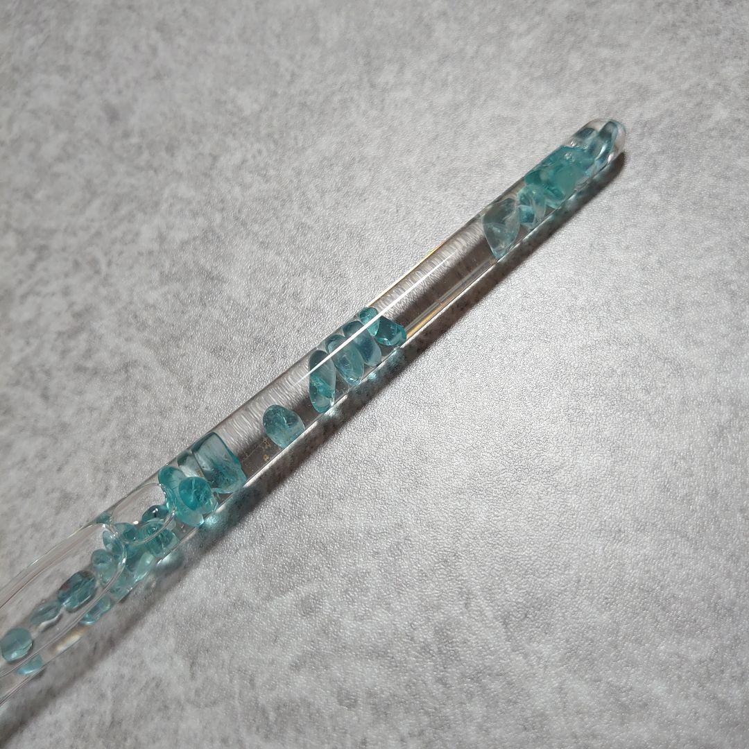ガラス工房　まつぼっくり　ガラスペン　ストームグラス アパタイト