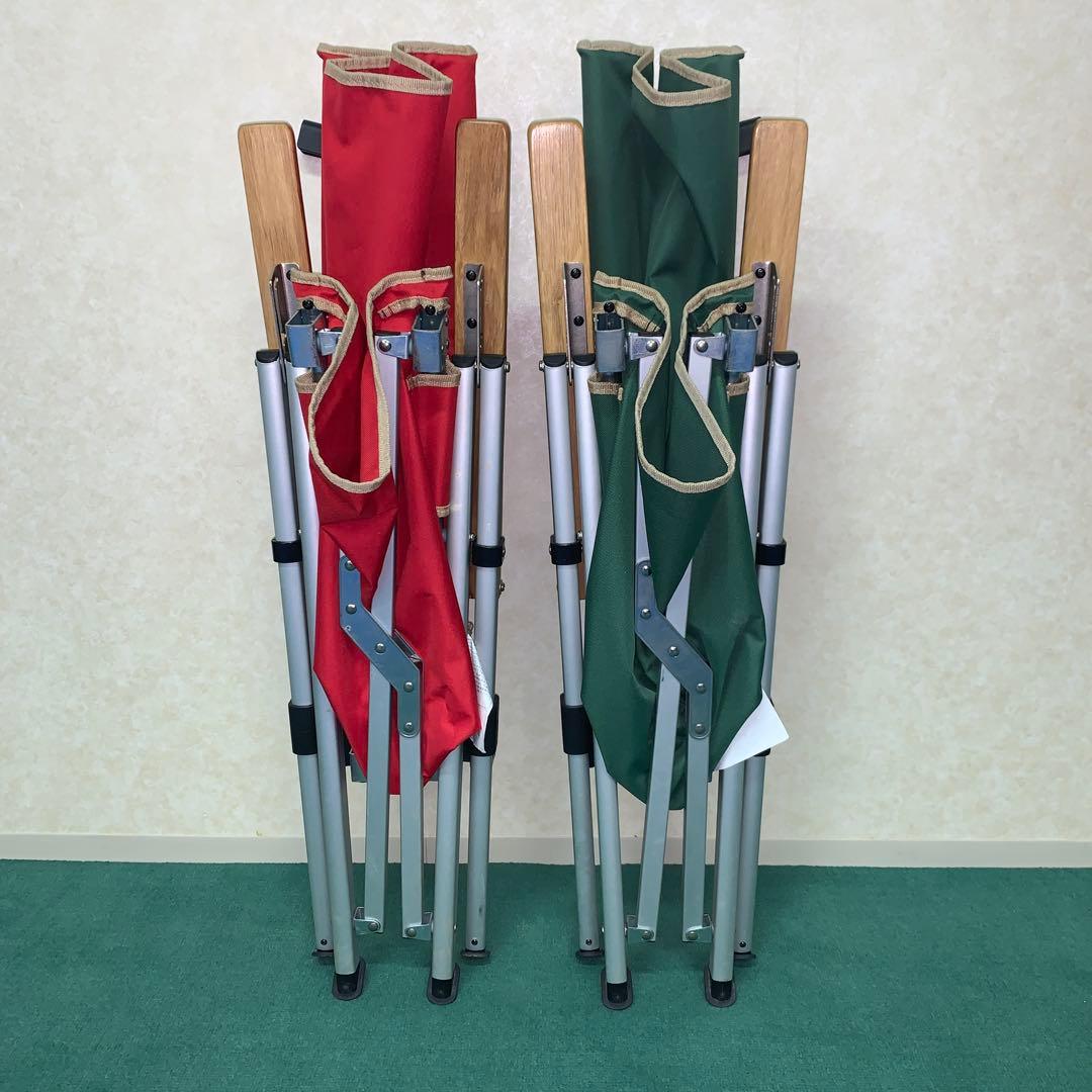 Coleman コールマン レイチェア レッド、グリーン【2脚セット】