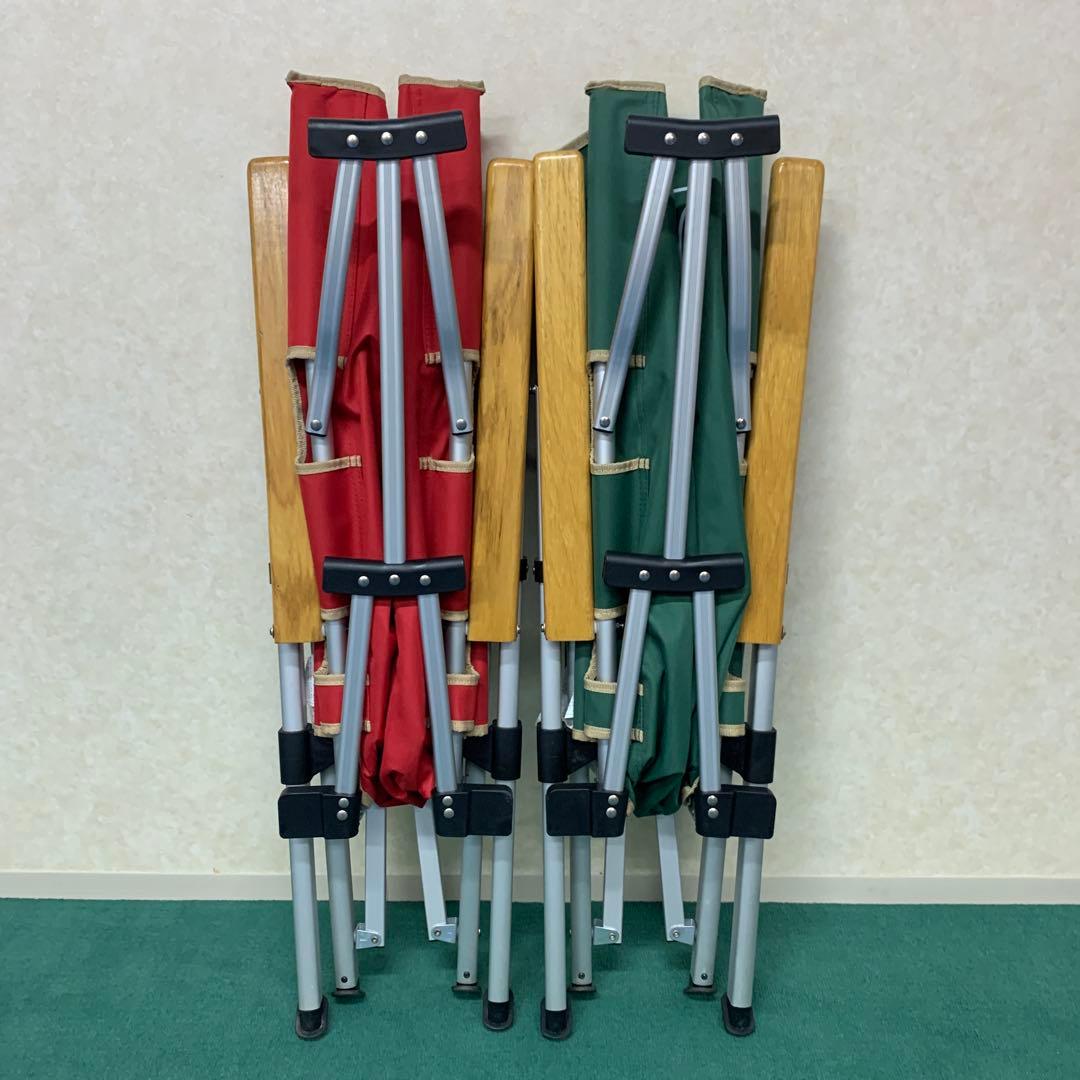 Coleman コールマン レイチェア レッド、グリーン【2脚セット】