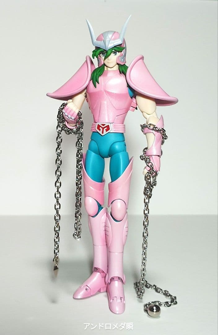 聖闘士聖衣神話　アンドロメダ瞬　初期青銅聖衣　リバイバル版　アニメカラー　塗装品