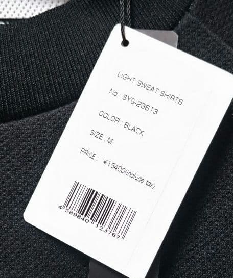 新品　SY32ゴルフ スウェット　黒