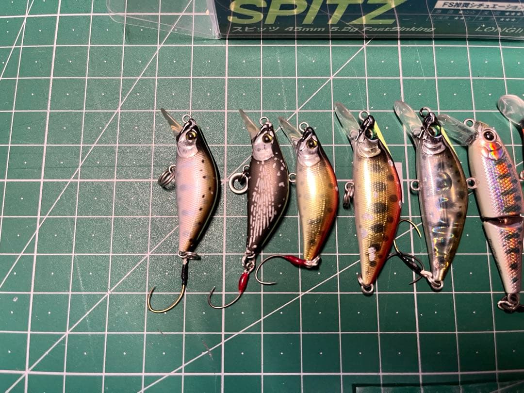 渓流シンキングミノー 12個セット