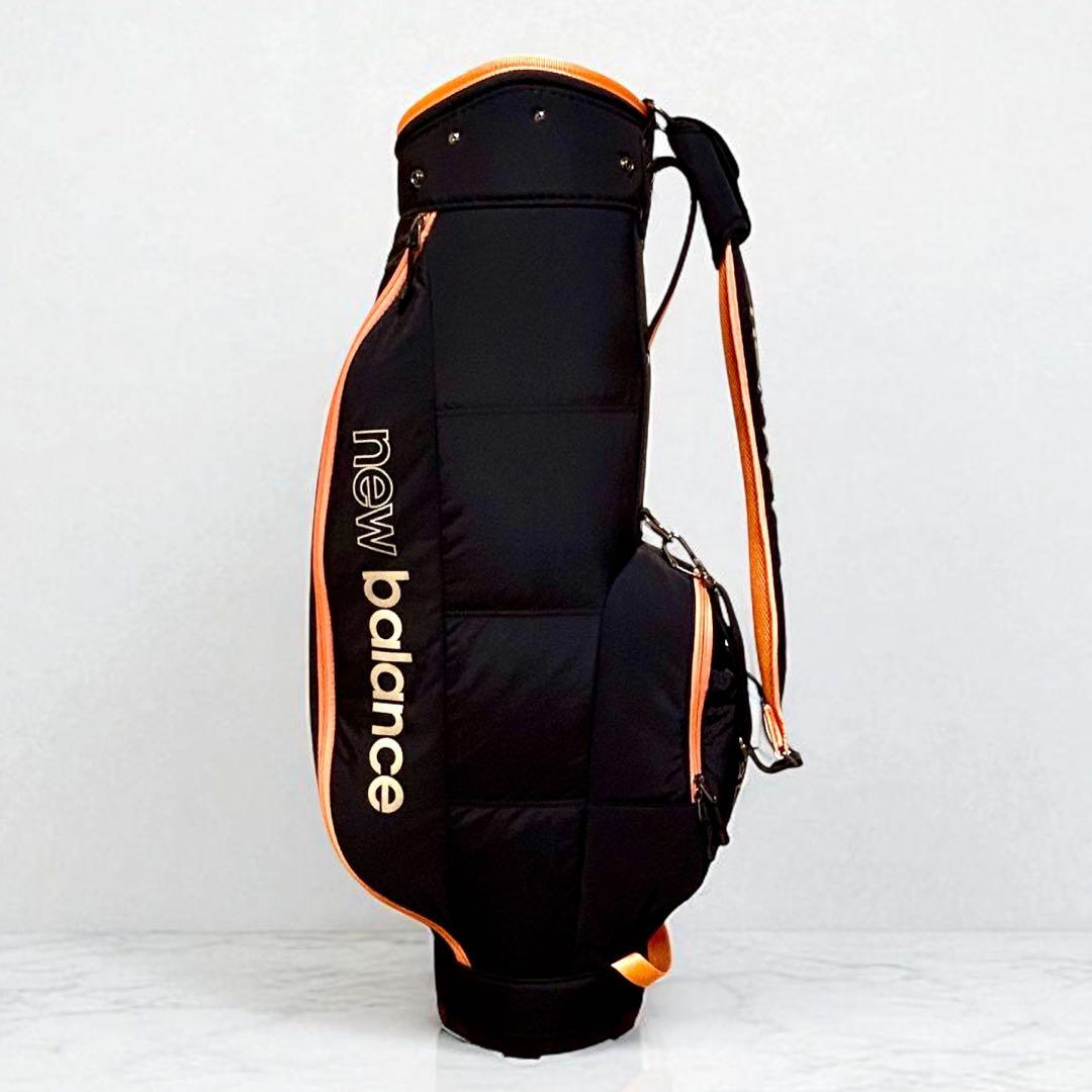new balance ゴルフバッグ 黒とオレンジ