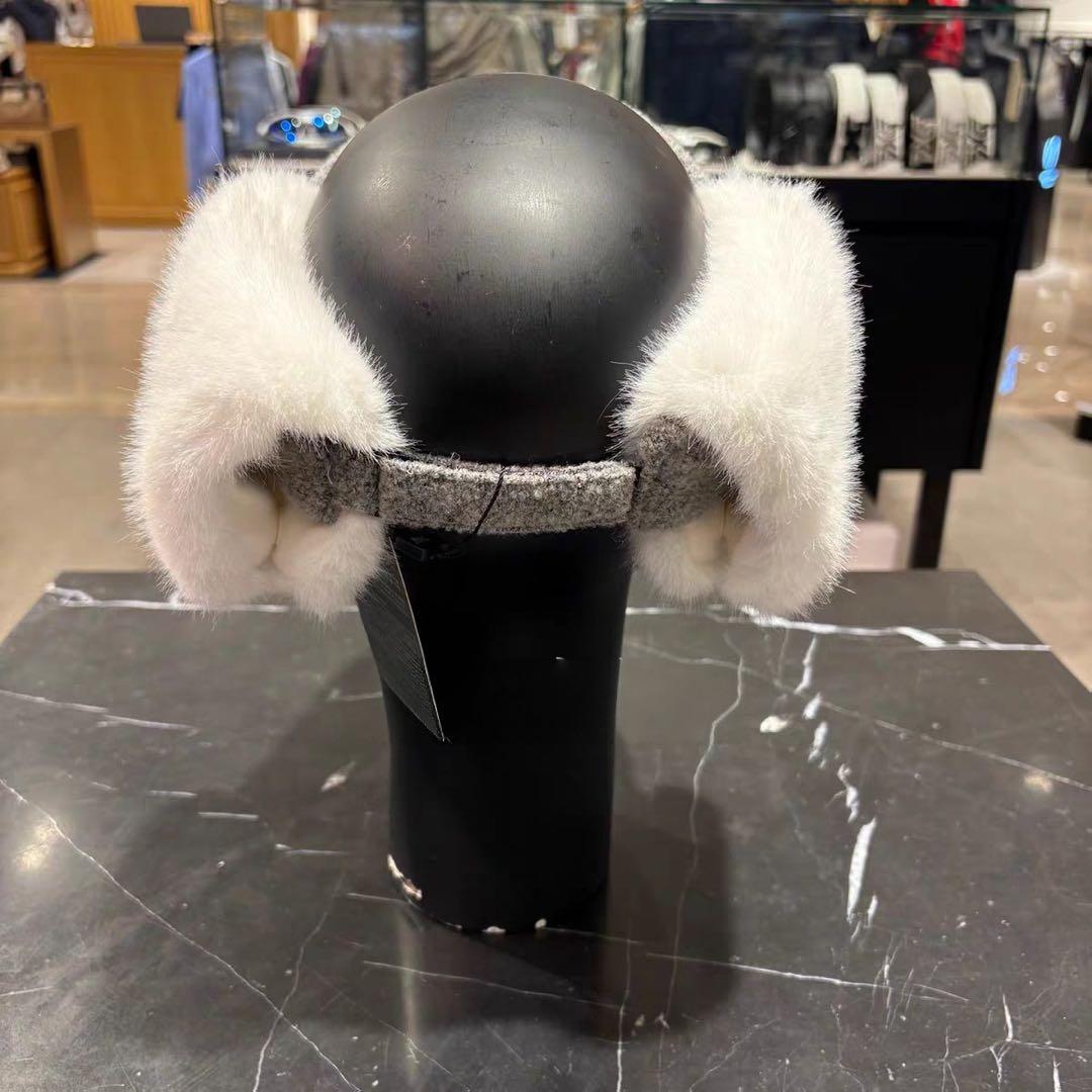 【即発送】PXG ゴルフ キャップ レディース モコモコ 耳当て 帽子 グレー