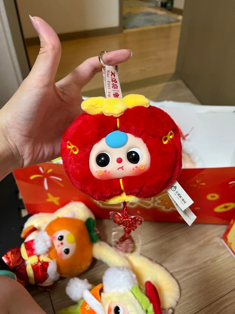 Baby there カラフルなウサギのぬいぐるみセット8点