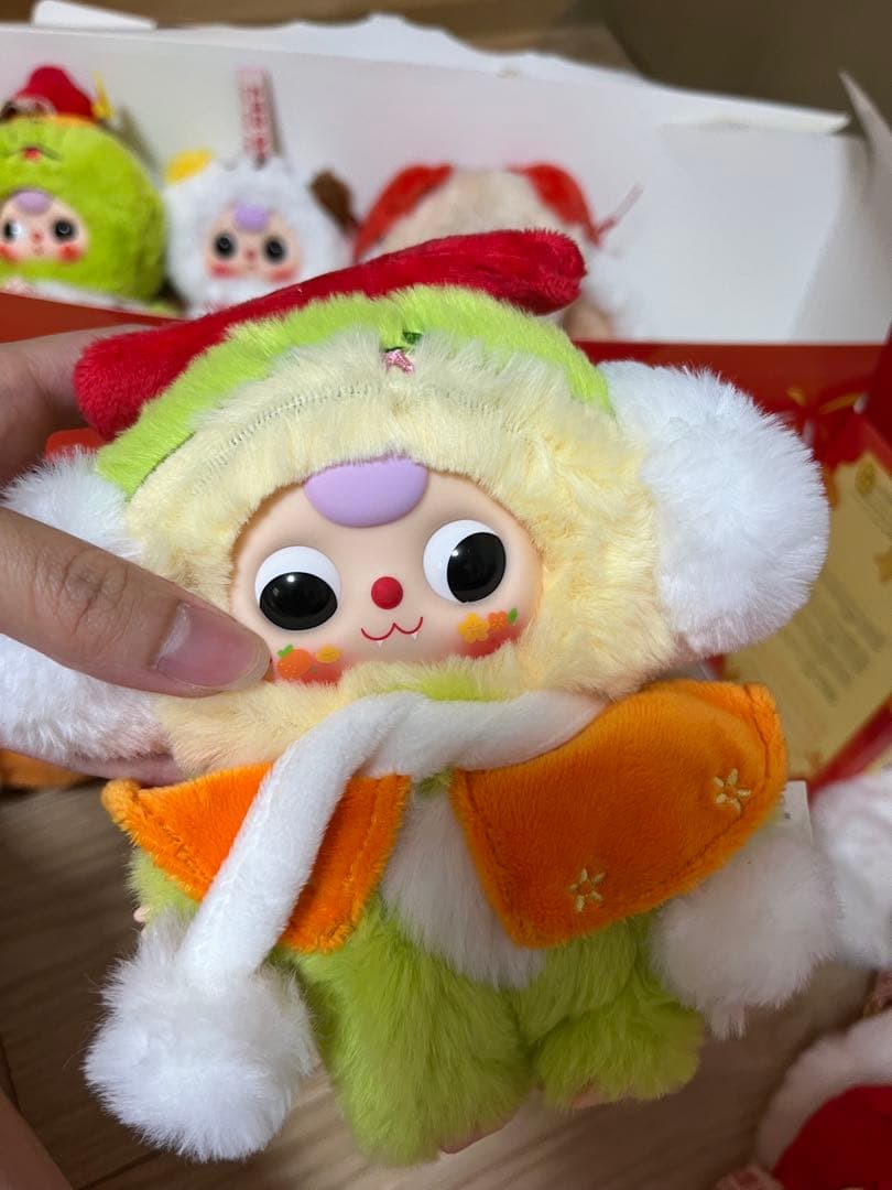 Baby there カラフルなウサギのぬいぐるみセット8点