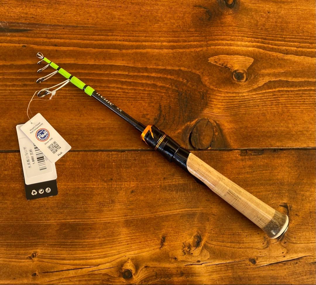 トラウトロッド　5ft6inch スピニングテレスコロッド　渓流釣り　トラウト