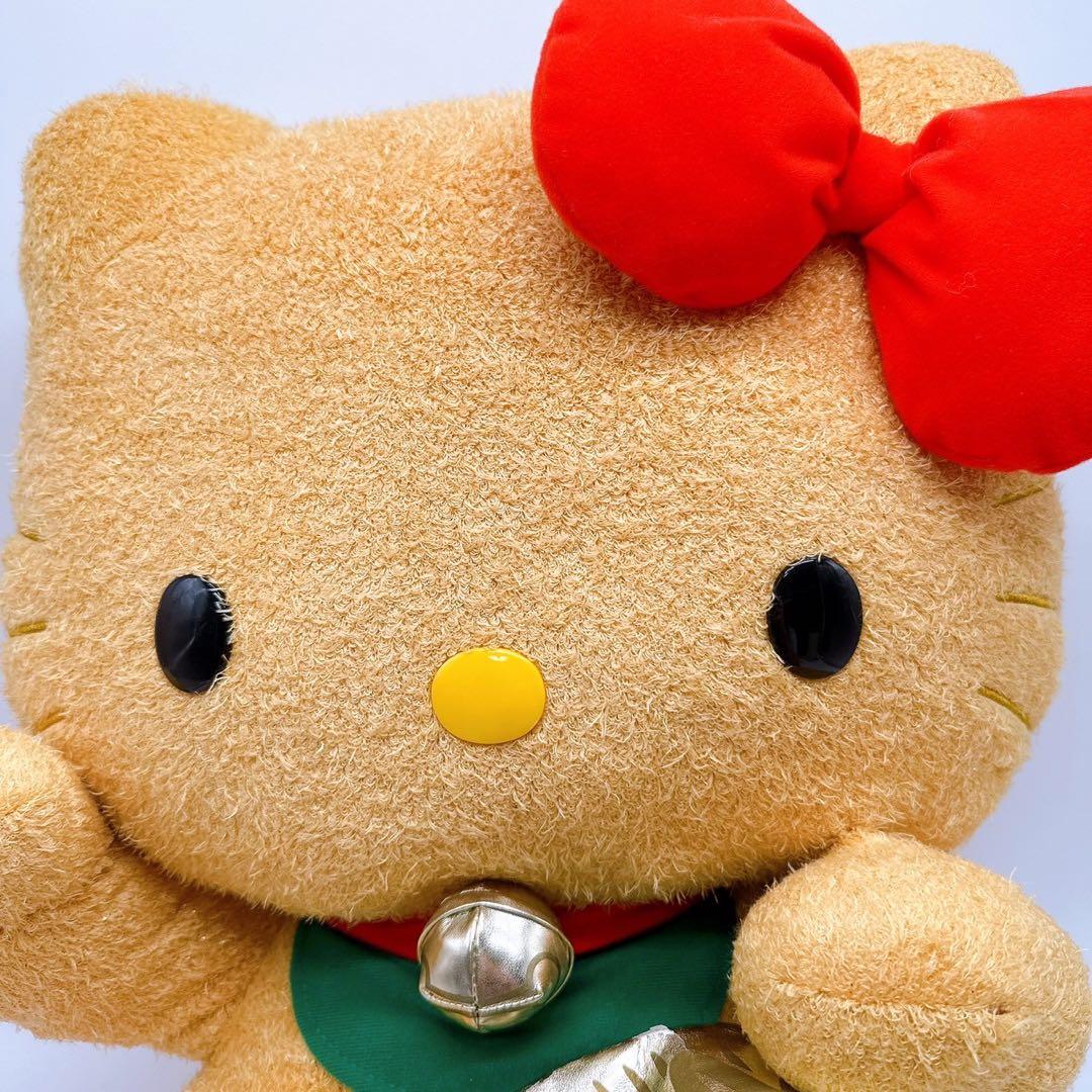 レア ハローキティ　キティ　レトロ　ぬいぐるみ　はろうきてぃ　千万両 招き猫