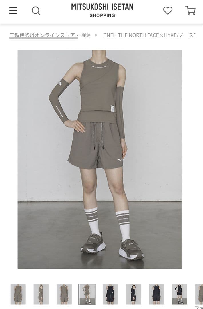 THE NORTH FACE x HYKE タンクトップS