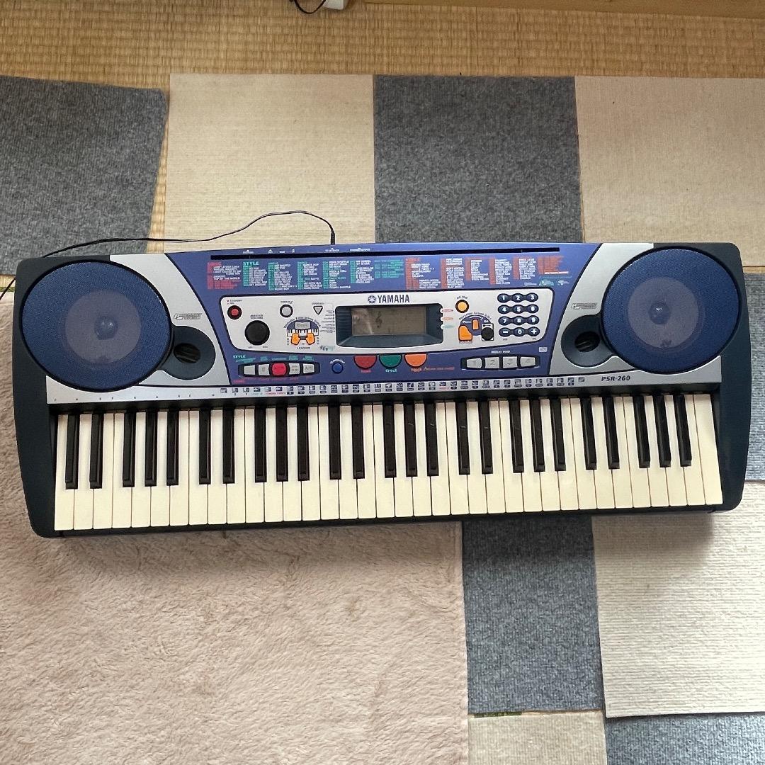 YAMAHA PSR-260 61鍵盤 MIDIキーボード 電子ピアノ 動作品
