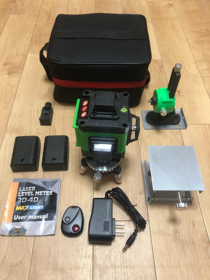 16ライングリーン レーザー 墨出し器 測定器4D墨出器墨出し機墨だし器水平器