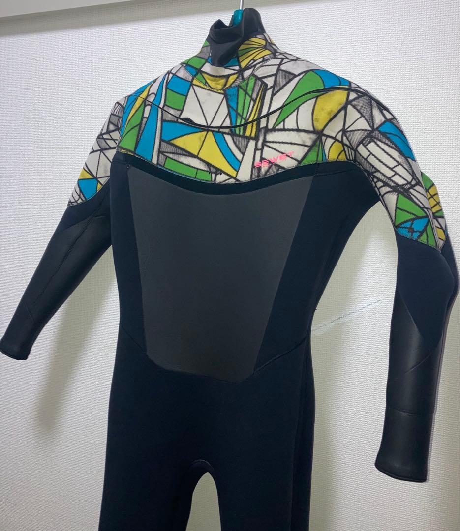 BEWET⭐️ロングチェストジップMLサイズ相当セミドライウェットスーツ5/3㎜
